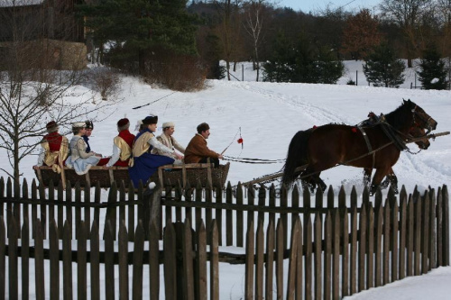 luty'2010 - plener ZTL Sanok w skansenie (zdjęcia Zygmunta Natera) #plener #luty #skansen #ZTLSANOK