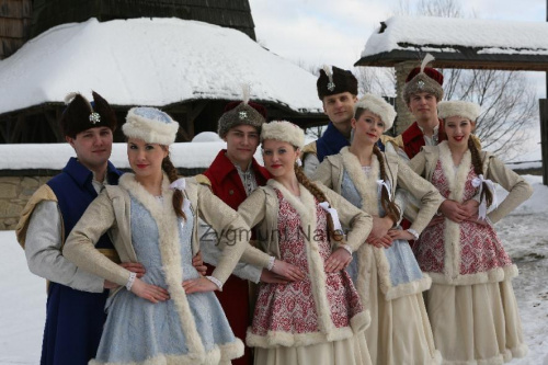 luty'2010 - plener ZTL Sanok w skansenie (zdjęcia Zygmunta Natera) #plener #luty #skansen #ZTLSANOK