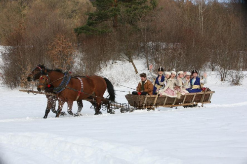 luty'2010 - plener ZTL Sanok w skansenie (zdjęcia Zygmunta Natera) #plener #luty #skansen #ZTLSANOK