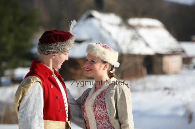 luty'2010 - plener ZTL Sanok w skansenie (zdjęcia Zygmunta Natera) #plener #luty #skansen #ZTLSANOK