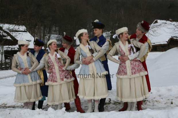 luty'2010 - plener ZTL Sanok w skansenie (zdjęcia Zygmunta Natera) #plener #luty #skansen #ZTLSANOK