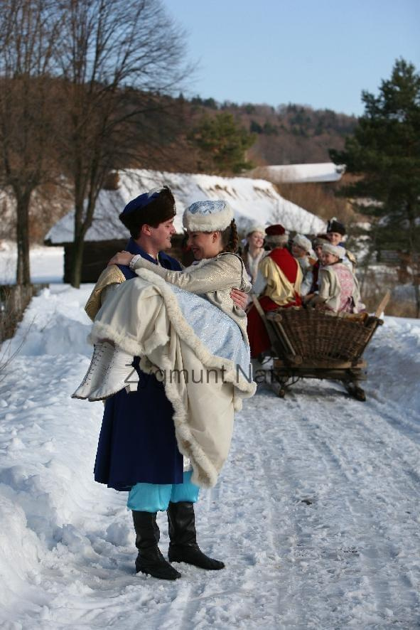 luty'2010 - plener ZTL Sanok w skansenie (zdjęcia Zygmunta Natera) #plener #luty #skansen #ZTLSANOK