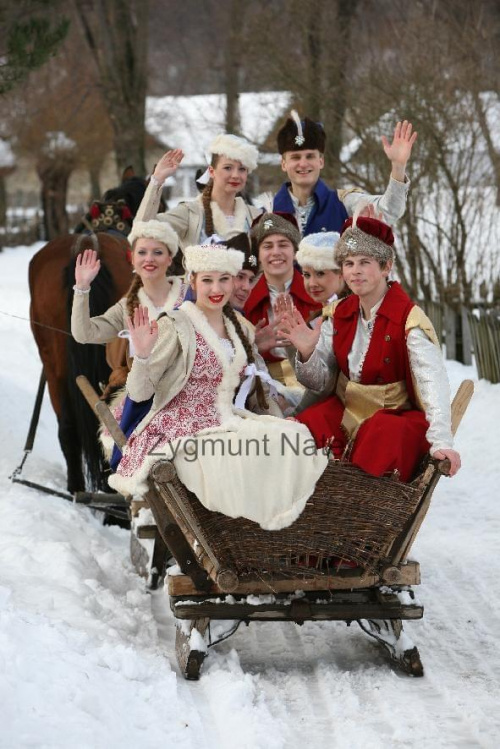 luty'2010 - plener ZTL Sanok w skansenie (zdjęcia Zygmunta Natera) #plener #luty #skansen #ZTLSANOK