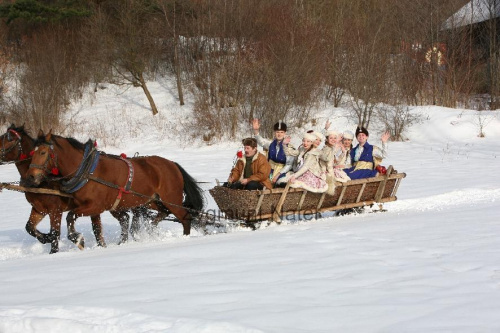 luty'2010 - plener ZTL Sanok w skansenie (zdjęcia Zygmunta Natera) #plener #luty #skansen #ZTLSANOK