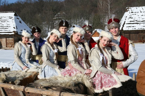 luty'2010 - plener ZTL Sanok w skansenie (zdjęcia Zygmunta Natera) #plener #luty #skansen #ZTLSANOK