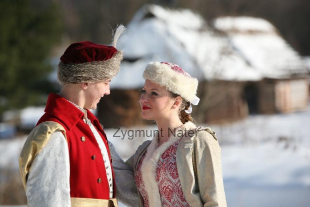 luty'2010 - plener ZTL Sanok w skansenie (zdjęcia Zygmunta Natera) #plener #luty #skansen #ZTLSANOK