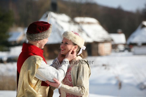 luty'2010 - plener ZTL Sanok w skansenie (zdjęcia Zygmunta Natera) #plener #luty #skansen #ZTLSANOK