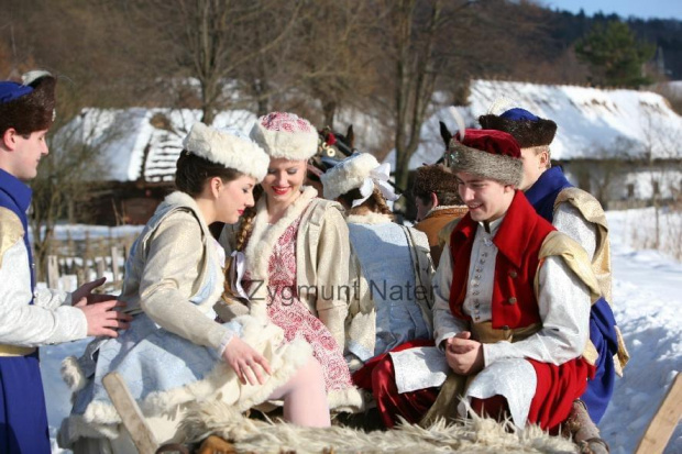 luty'2010 - plener ZTL Sanok w skansenie (zdjęcia Zygmunta Natera) #plener #luty #skansen #ZTLSANOK