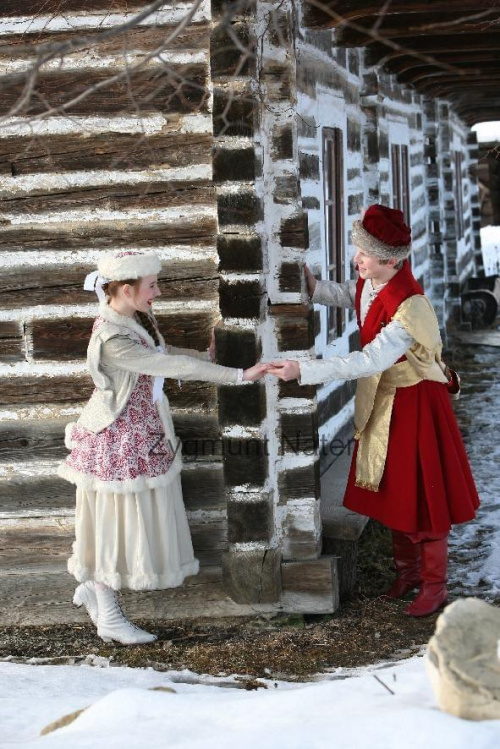 luty'2010 - plener ZTL Sanok w skansenie (zdjęcia Zygmunta Natera) #plener #luty #skansen #ZTLSANOK