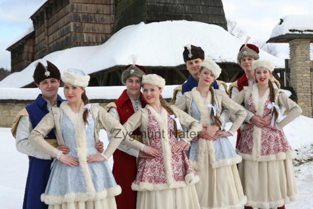 luty'2010 - plener ZTL Sanok w skansenie (zdjęcia Zygmunta Natera) #plener #luty #skansen #ZTLSANOK