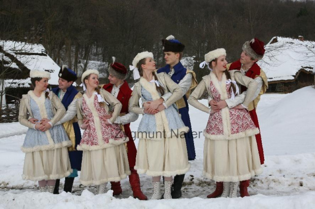 luty'2010 - plener ZTL Sanok w skansenie (zdjęcia Zygmunta Natera) #plener #luty #skansen #ZTLSANOK