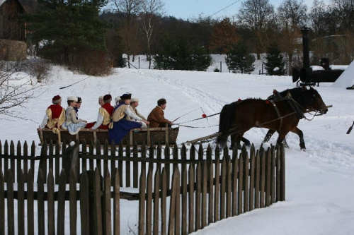 luty'2010 - plener ZTL Sanok w skansenie (zdjęcia Zygmunta Natera) #plener #luty #skansen #ZTLSANOK