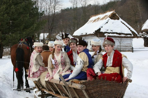 luty'2010 - plener ZTL Sanok w skansenie (zdjęcia Zygmunta Natera) #plener #luty #skansen #ZTLSANOK