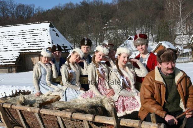 luty'2010 - plener ZTL Sanok w skansenie (zdjęcia Zygmunta Natera) #plener #luty #skansen #ZTLSANOK