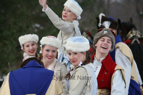 luty'2010 - plener ZTL Sanok w skansenie (zdjęcia Zygmunta Natera) #plener #luty #skansen #ZTLSANOK