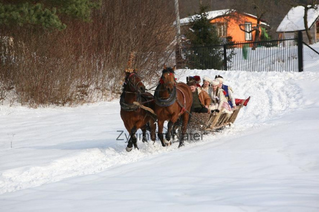 luty'2010 - plener ZTL Sanok w skansenie (zdjęcia Zygmunta Natera) #plener #luty #skansen #ZTLSANOK