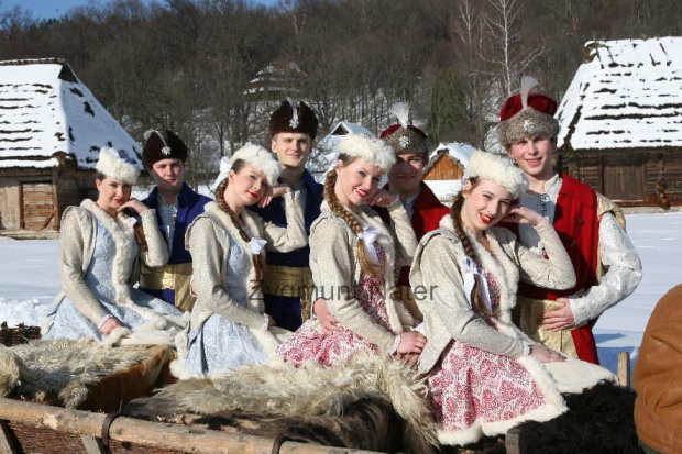 luty'2010 - plener ZTL Sanok w skansenie (zdjęcia Zygmunta Natera) #plener #luty #skansen #ZTLSANOK