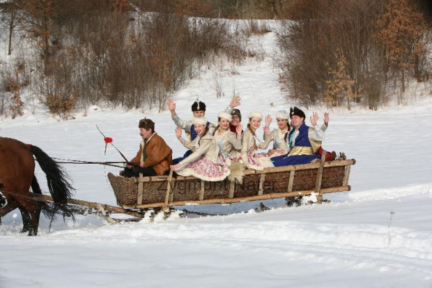 luty'2010 - plener ZTL Sanok w skansenie (zdjęcia Zygmunta Natera) #plener #luty #skansen #ZTLSANOK