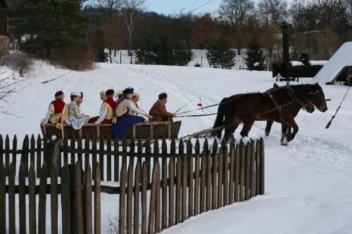 luty'2010 - plener ZTL Sanok w skansenie (zdjęcia Zygmunta Natera) #plener #luty #skansen #ZTLSANOK