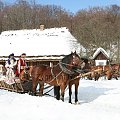 luty'2010 - plener ZTL Sanok w skansenie (zdjęcia Zygmunta Natera) #plener #luty #skansen #ZTLSANOK