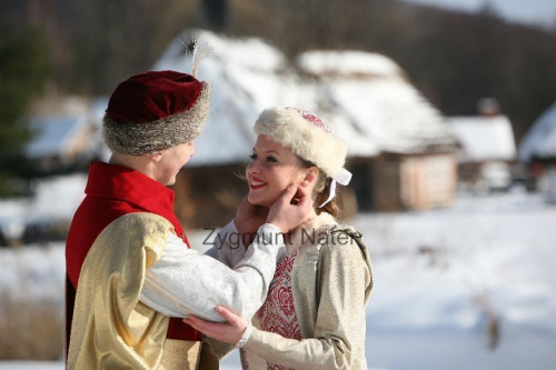 luty'2010 - plener ZTL Sanok w skansenie (zdjęcia Zygmunta Natera) #plener #luty #skansen #ZTLSANOK