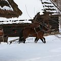 luty'2010 - plener ZTL Sanok w skansenie (zdjęcia Zygmunta Natera) #plener #luty #skansen #ZTLSANOK