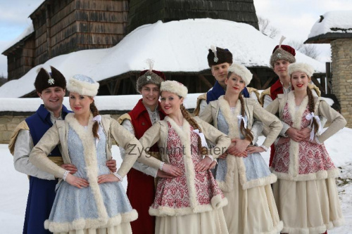 luty'2010 - plener ZTL Sanok w skansenie (zdjęcia Zygmunta Natera) #plener #luty #skansen #ZTLSANOK