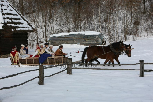 luty'2010 - plener ZTL Sanok w skansenie (zdjęcia Zygmunta Natera) #plener #luty #skansen #ZTLSANOK