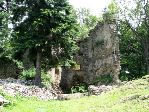 ruiny zamku Zborov - Słowacja #zborov #zamki #ruiny #historia #słowacja #krajobrazy #zamek #lezajsktm