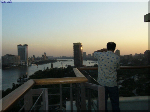 Cairo: widok z hotelu na Nil... :)