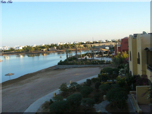 El - Gouna: widok na lagune z mojego balkonu...:)