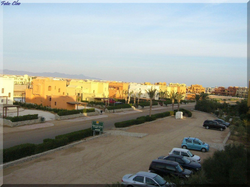 El - Gouna: widok z korytarza mojego mieszkania...:)
