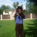 24 maja 2009, Mikołaja zabawy w ogrodzie z tatą