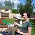 24 maja 2009, Mikołaja zabawy w ogrodzie z Anią