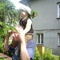 24 maja 2009, Mikołaja zabawy w ogrodzie z tatą