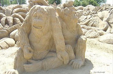 Piaskowe rzezby w Roermond 2010 #PiaskoweFigury #rzezby #Holandia #Roermond #Nederland #piasek