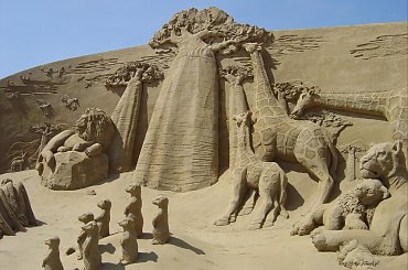 Piaskowe rzezby w Roermond 2010 #PiaskoweFigury #rzezby #Holandia #Roermond #Nederland #piasek