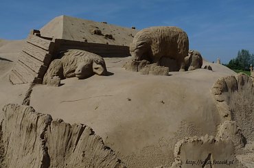 Piaskowe rzezby w Roermond 2010 #PiaskoweFigury #rzezby #Holandia #Roermond #Nederland #piasek