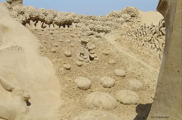 Piaskowe rzezby w Roermond 2010 #PiaskoweFigury #rzezby #Holandia #Roermond #Nederland #piasek