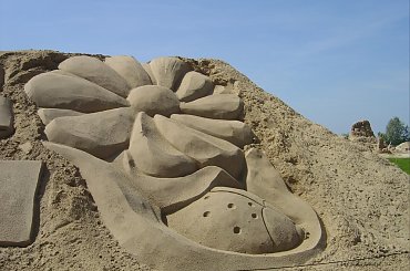 Piaskowe rzezby w Roermond 2010 #PiaskoweFigury #rzezby #Holandia #Roermond #Nederland #piasek