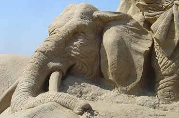 Piaskowe rzezby w Roermond 2010 #PiaskoweFigury #rzezby #Holandia #Roermond #Nederland #piasek