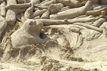 Piaskowe rzezby w Roermond 2010 #PiaskoweFigury #rzezby #Holandia #Roermond #Nederland #piasek