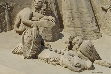 Piaskowe rzezby w Roermond 2010 #PiaskoweFigury #rzezby #Holandia #Roermond #Nederland #piasek