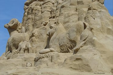 Piaskowe rzezby w Roermond 2010 #PiaskoweFigury #rzezby #Holandia #Roermond #Nederland #piasek