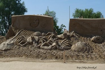 Piaskowe rzezby w Roermond 2010 #PiaskoweFigury #rzezby #Holandia #Roermond #Nederland #piasek