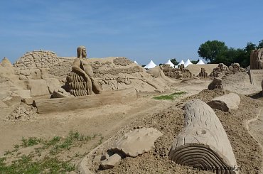 Piaskowe rzezby w Roermond 2010 #PiaskoweFigury #rzezby #Holandia #Roermond #Nederland #piasek