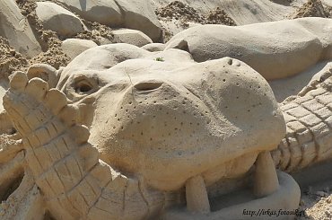 Piaskowe rzezby w Roermond 2010 #PiaskoweFigury #rzezby #Holandia #Roermond #Nederland #piasek