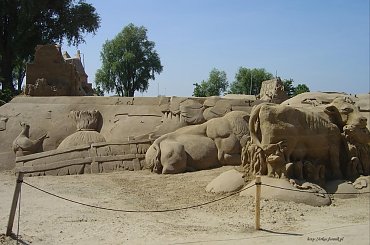 Piaskowe rzezby w Roermond 2010 #PiaskoweFigury #rzezby #Holandia #Roermond #Nederland #piasek