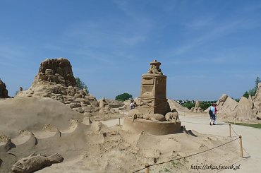 Piaskowe rzezby w Roermond 2010 #PiaskoweFigury #rzezby #Holandia #Roermond #Nederland #piasek