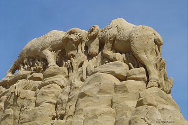 Piaskowe rzezby w Roermond 2010 #PiaskoweFigury #rzezby #Holandia #Roermond #Nederland #piasek